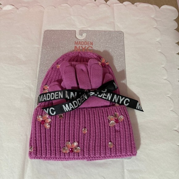 Madden NYC HAT AND GLOVE SET - Picture 1 of 2